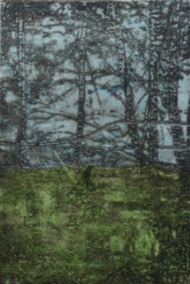 Aus dem Kunstbuch ALLE DINGE 32-2015 Tiefdruck Alle Dinge grün blau